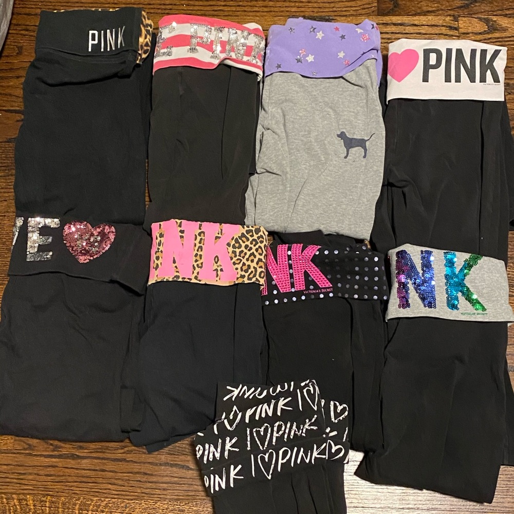 Pink yoga pants